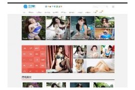 织梦简单大方美女图库图片网站模板整站（带图集带采集）dedecms图片展示类整站源码带测试数据