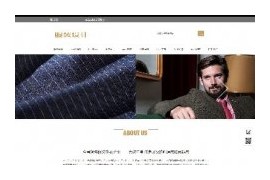 服装设计作品展示企业带手机端网站织梦模板