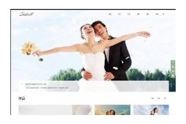 织梦响应式婚礼照婚纱摄影机构类网站模板dedecms自适应模板