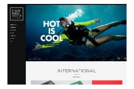 侧边导航摄影工作室作品展示自适应织梦模板dede响应式html5模板带测试数据