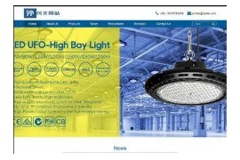 织梦英文版响应式灯具外贸公司类网站模板