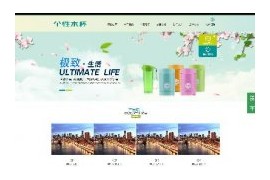 简洁大气生活用品公司带手机端网站织梦模板